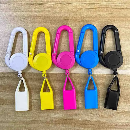 Silicone Lighter Holder with Retractable Keychain