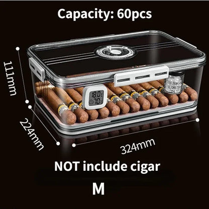 Cigar Humidor with Hygrometer