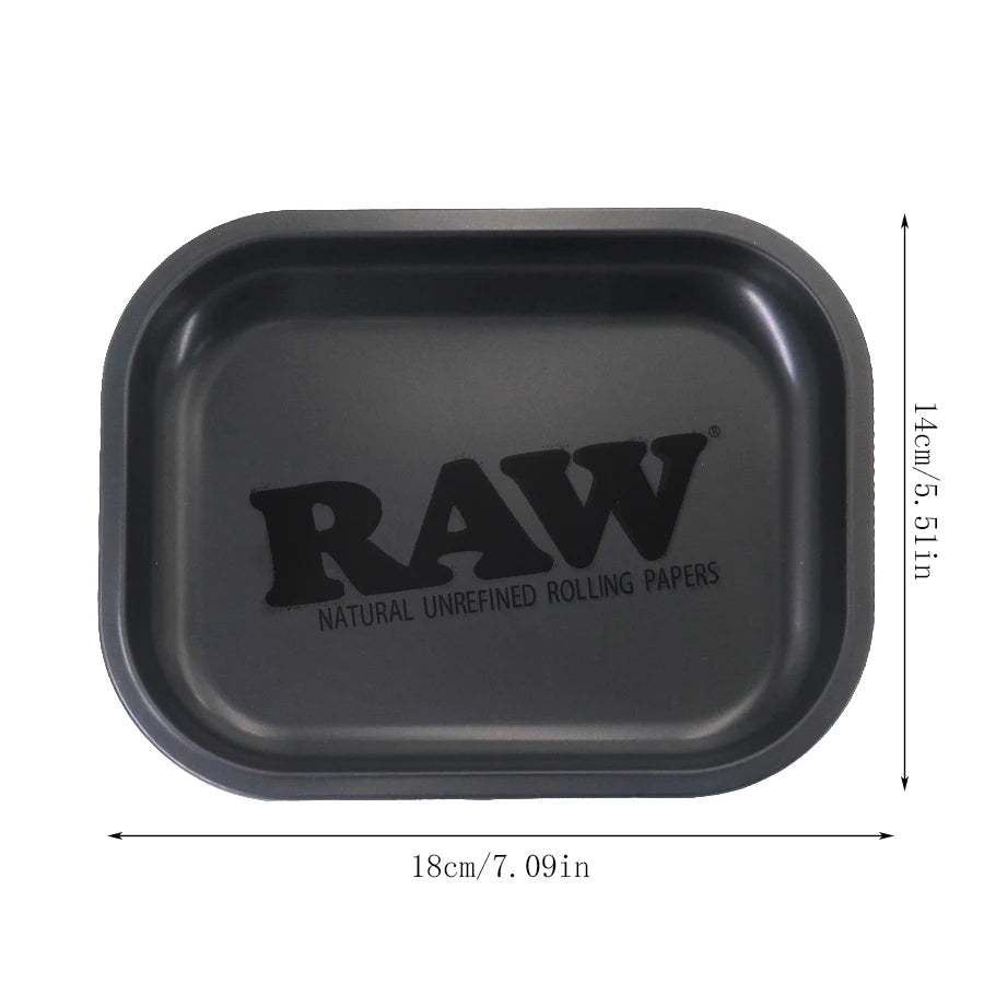 matte black rolling tray